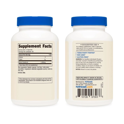 Colostro Bovino Superformula, 1.000mg, 120 Cápsulas, Nutricost