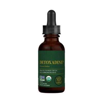 Detoxadine, Iodo Líquido, Metabolismo, Energia e Equilíbrio do Organismo, 29,6 ml, Global Healing