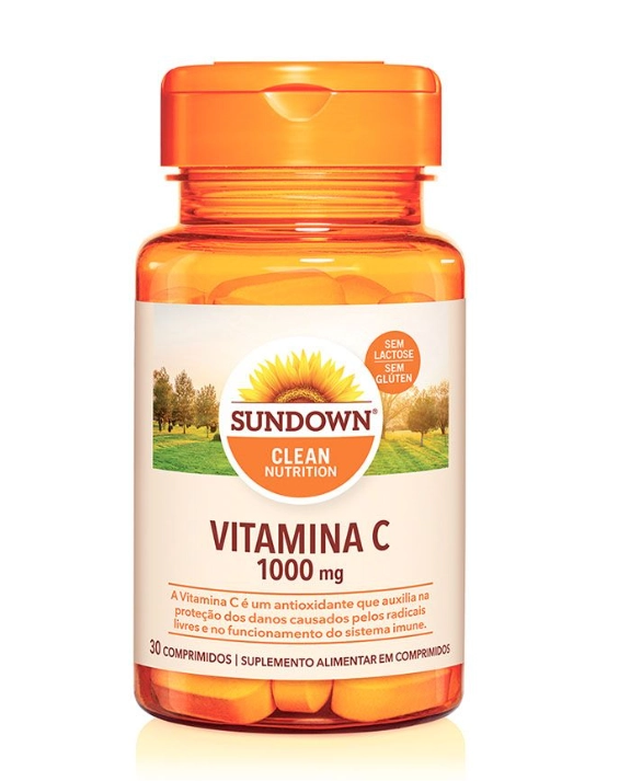 Vitamina C, 1000mg, 30 comprimidos, Sundown
