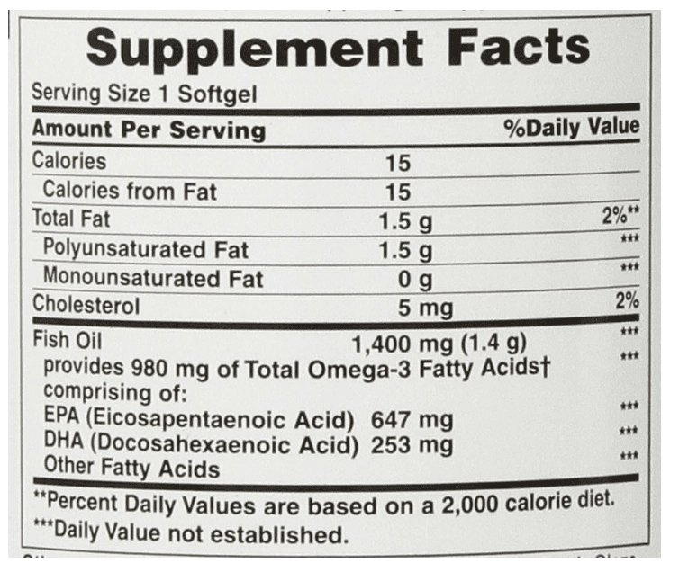 Fish Oil, Óleo de Peixe Ômega-3 1400mg, 130 Softgels, Nature's Bounty