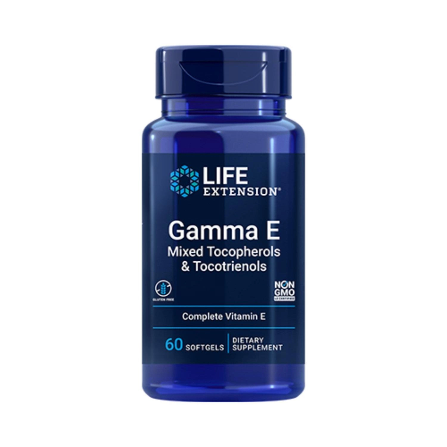 Gama-E Tocoferóis Mistos (Gamma) 60 Cápsulas, Life Extension