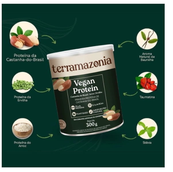 Vegan Protein, 300g, Terramazonia