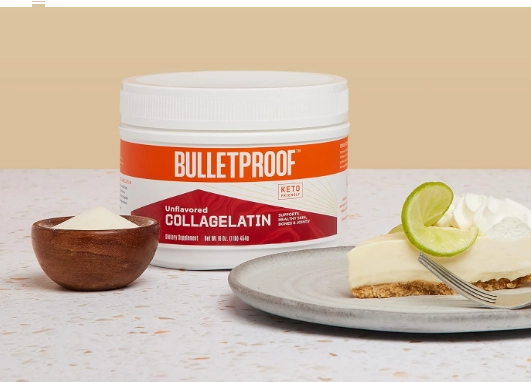 CollaGelatin, Gelatina enriquecida com Proteína de Colágeno, 454g, Bulletproof