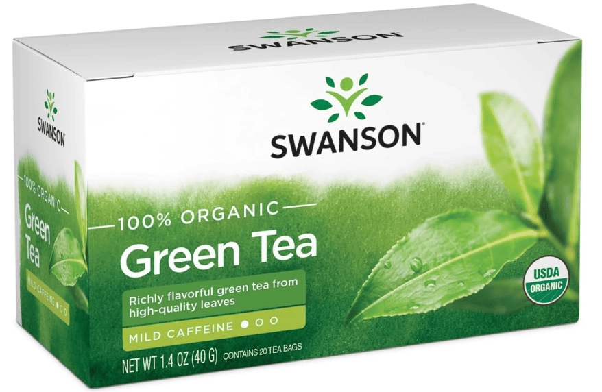 Chá Orgânico 100% Natural Sabores, 20 Sachês, Swanson