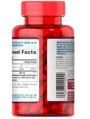 Coenzima Q10 200mg, 120 Cápsulas, Puritan's Pride