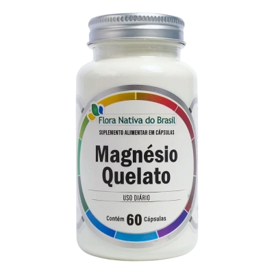Magnésio Quelato, 260mg, 60 Cápsulas, Flora Nativa