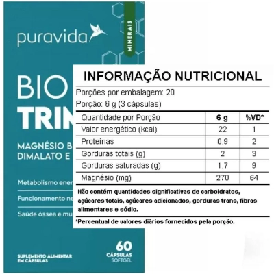 Kit Equilíbrio: Energia e Proteção Celular Bio TriMag Magnésio + Glutationa
