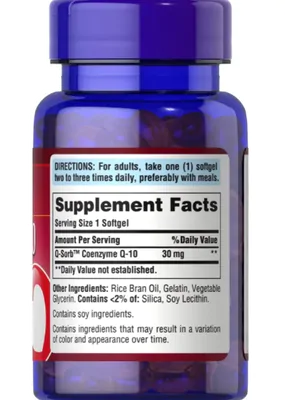 Coenzima Q10, 30mg, 100 Cápsulas em Gel, Puritan's Pride