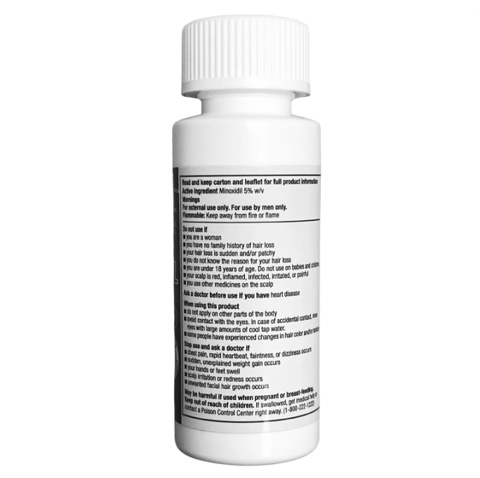 Minoxidil, Tratamento Capilar (Barba e Cabelo), 60ml, Kirkland