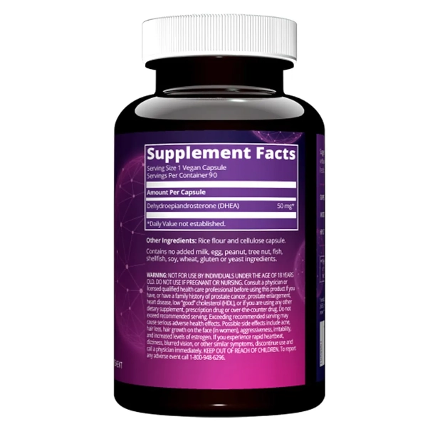 DHEA 50MG, 90 Capsulas MRM Nutrition