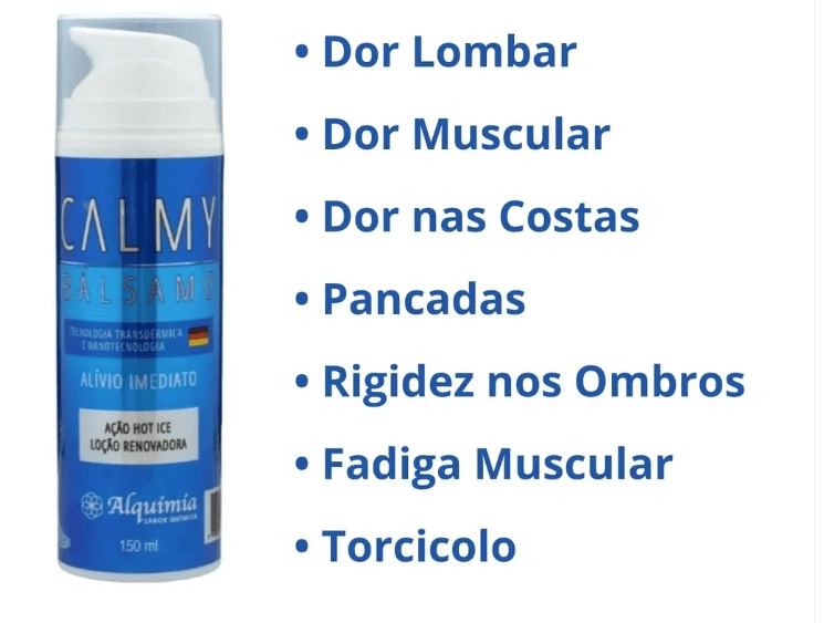 Pomada Calmy Bálsamo (Alívio da Dor) 150ml, Alquimia
