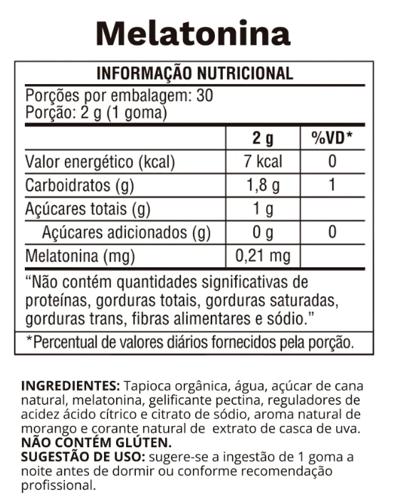 Melatonina 210mcg, 30 Gummys, Ocean Drop
