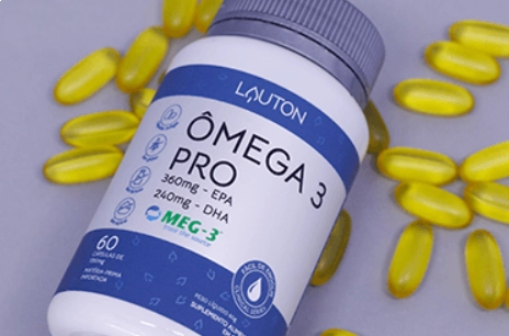 Ômega 3 PRO, EPA 360mg DHA 240mg, 60 Capsulas, Lauton Nutrition
