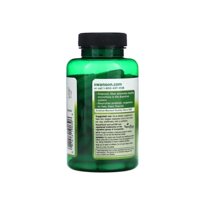 Prebiotic, 375mg, 120 Cápsulas, Swanson