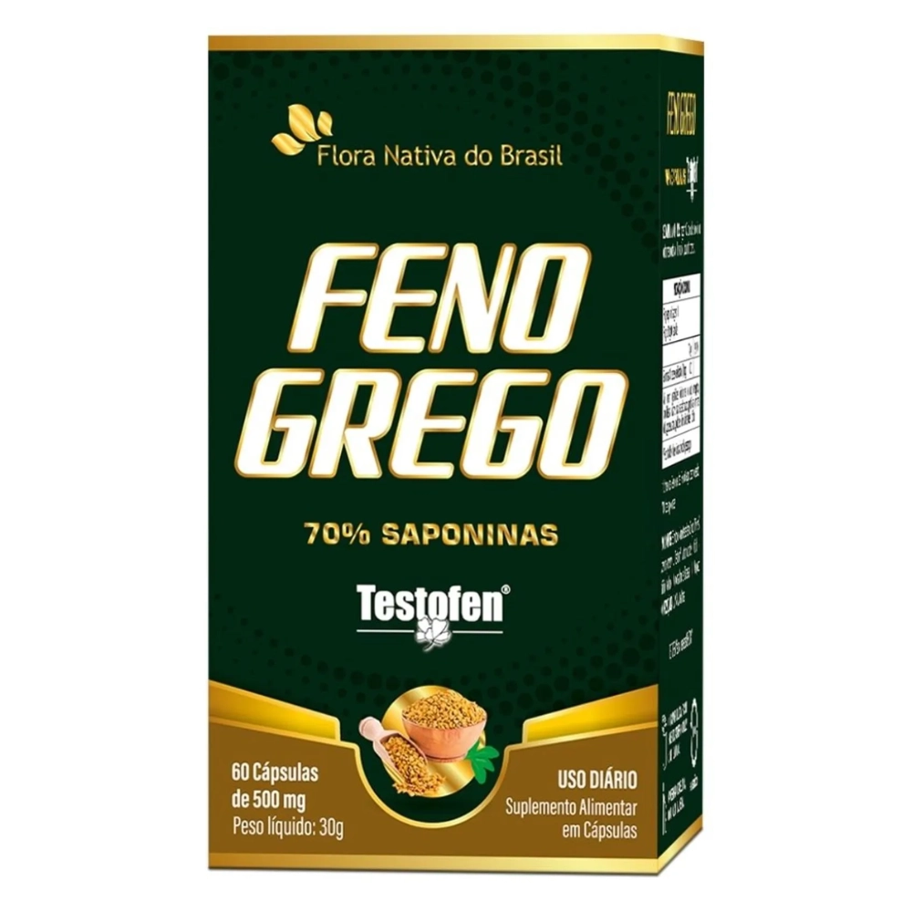 Feno Grego (TestoFen®) 60 cápsulas- Flora Nativa do Brasil