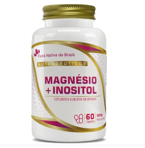 Magnésio Inositol, 60 cápsulas, Flora nativa