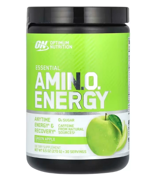 Essential AMINO Energy, Sabor Maçã Verde, 270g, Optimum Nutrition