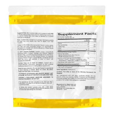 GLP-1 Support Formula, Colágeno Marinho, Fibras e Aminoácidos, 410g, California Gold Nutrition