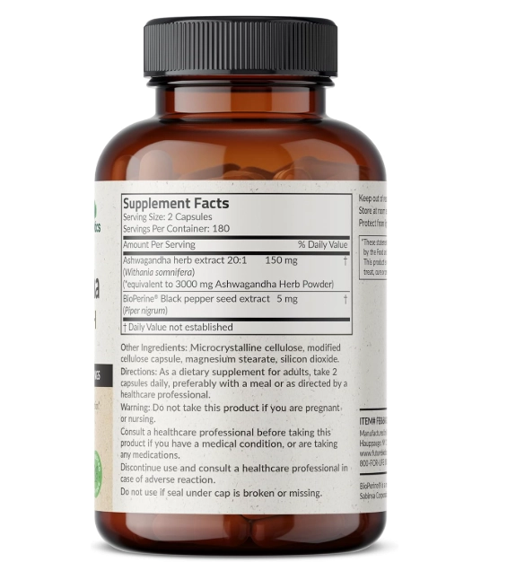 Ashwagandha 150mg, 360 Cápsulas, Futurebiotics