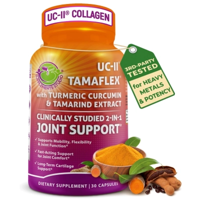 UC-II TamaFlex, Saúde da Cartilagem, 30 Cápsulas, Supplements Studio