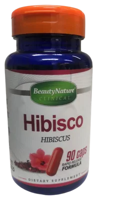 Hibisco, 90 Cápsulas, Beauty Nature