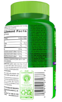 Melatonina, 10mg, 100 Gomas, Sabor Morango, Vitafusion