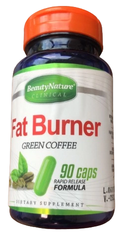 Fat Burner Green Coffee, 90 capsulas, Beauty Nature