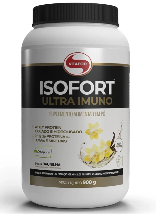 Isofort Ultra Imuno, 900g Sabor Baunilha, Vitafor