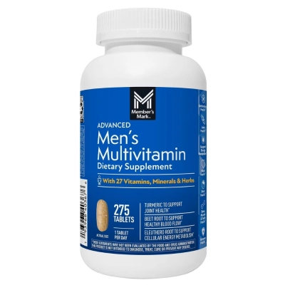 Advanced Men’s, Multivitamínico para Homens, 275 Comprimidos, Member’s Mark 