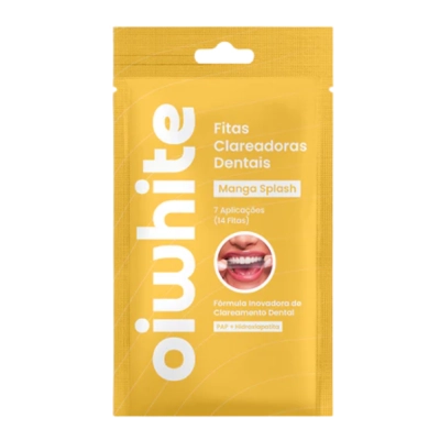 Fitas Clareadoras Dentais 1 kit, 7 Aplicações (14 Fitas) Sabores - Oiwhite
