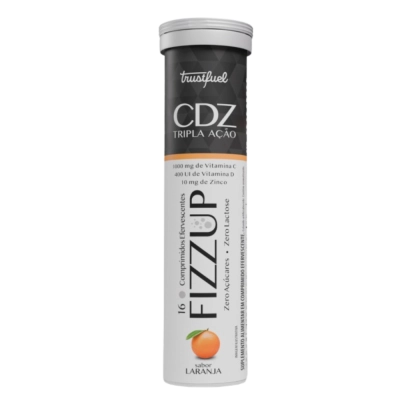 Fizz Up Cdz - Vitaminas C, D E Zinco, 16 Comprimidos, Sabores - Trustfuel