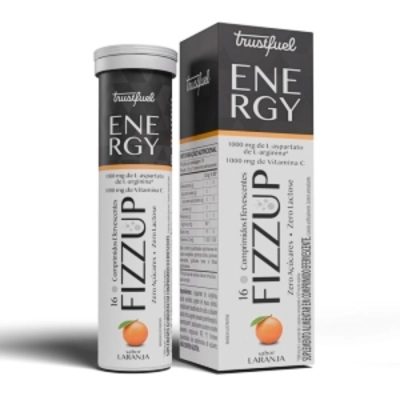 Fizz Up Energy – Arginina 1000mg + Vitamina C 1000mg – 16 Comprimidos – Trustfuel