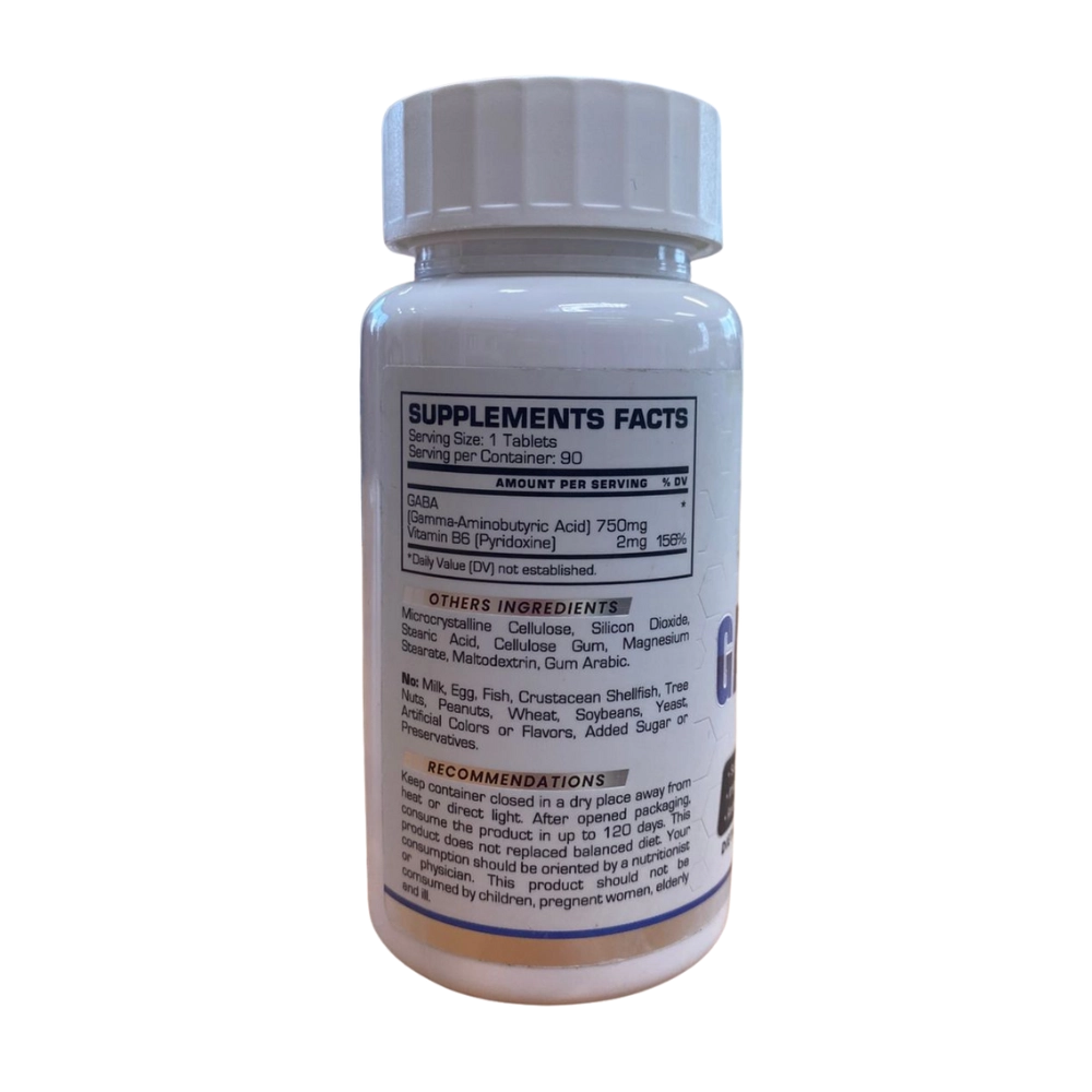 Gaba Plus 750mg, 90 Comprimidos, Bull Pharma