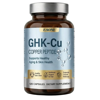 GHK-CU, Peptídeo de Cobre, 120mcg, 120 Cápsulas, EAONE