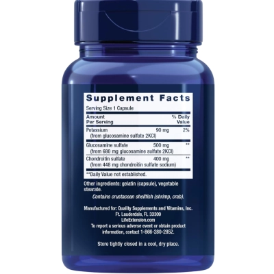 Glucosamina e Condroitina, 90 Cápsulas, Life Extension