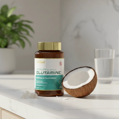 Goalmy Gummies Glutamine - Coconut - 60 Gomas - Trustfuel