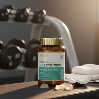 Goalmy Gummies Glutamine - Coconut - 60 Gomas - Trustfuel