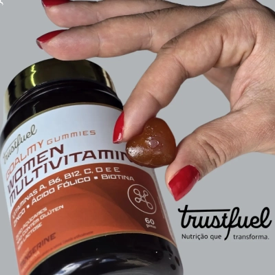 Goalmy Women Multvitamínico Para Mulheres Em Gomas, Sabor Tangerina 60 Gomas - Trustfuel
