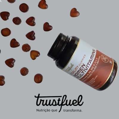 Goalmy Women Multvitamínico Para Mulheres Em Gomas, Sabor Tangerina 60 Gomas - Trustfuel