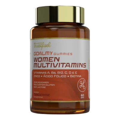 Goalmy Women Multvitamínico Para Mulheres Em Gomas, Sabor Tangerina 60 Gomas - Trustfuel