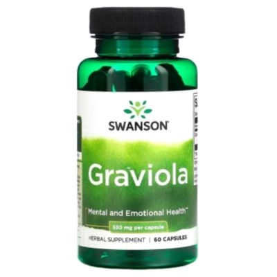 Graviola, 530 mg, 60 Cápsulas, Swanson