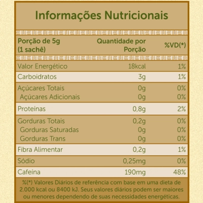 Guaraná em Pó, 3 Unidades, Sachê 5g Cada, Terramazonia