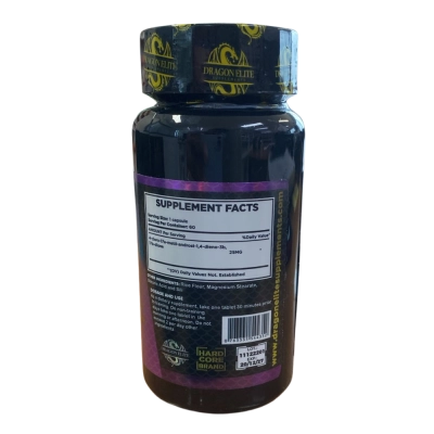 Halodrol, Pró-Hormonal para Hipertrofia, 60 Cápsulas, Dragon Elite