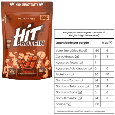 Hit Protein 900g Bag, Sabores, 900g, Adaptogen