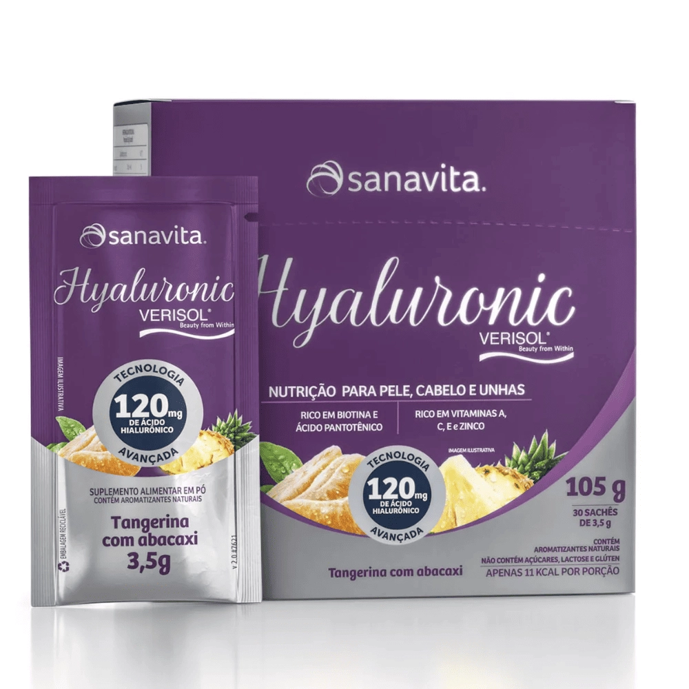 Hyaluronic Verisol 30 Sachês, Sabores - Sanavita