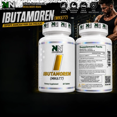 Ibutamoren MK677, 60 Comprimidos, KN Nutrition
