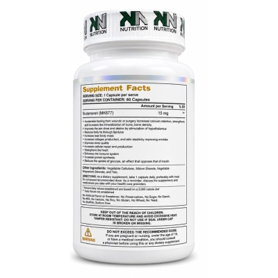 Ibutamoren MK677, 60 Comprimidos, KN Nutrition