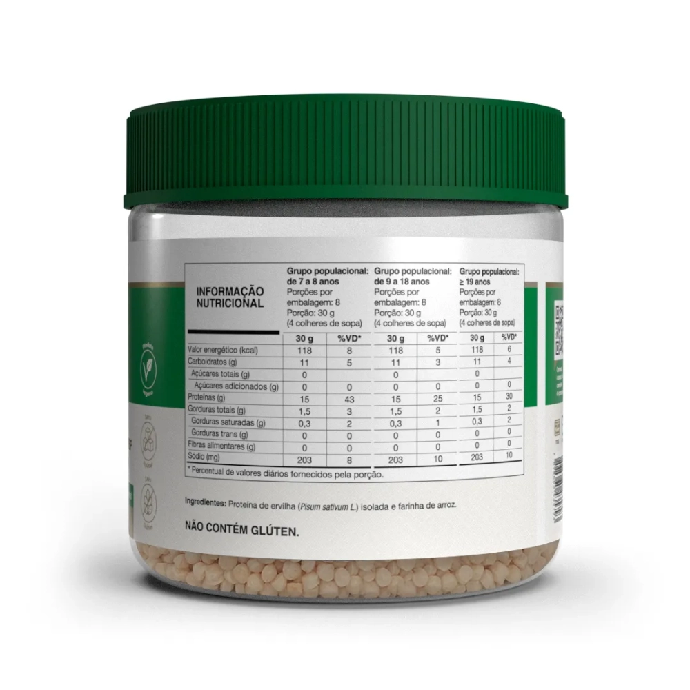 Isocrisp Plant, Sabor Neutro, 240g pote - Vitafor