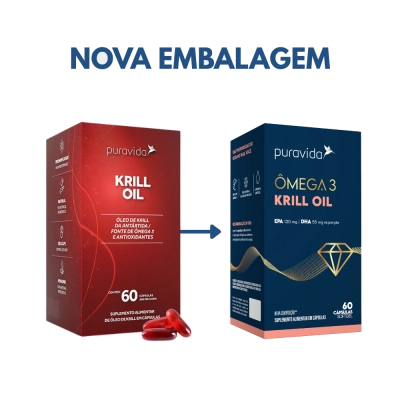 Krill Oil, 60 Cápsulas, Puravida