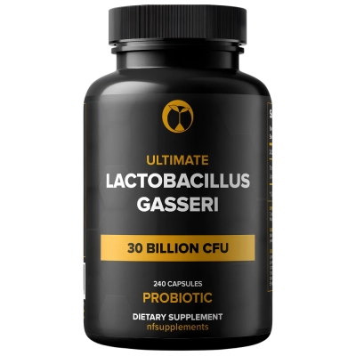 Lactobacillus Gasseri 30 Billion, Equilíbrio Intestinal e Bem-Estar, 240 Comprimidos, Natural Foundation Supplements